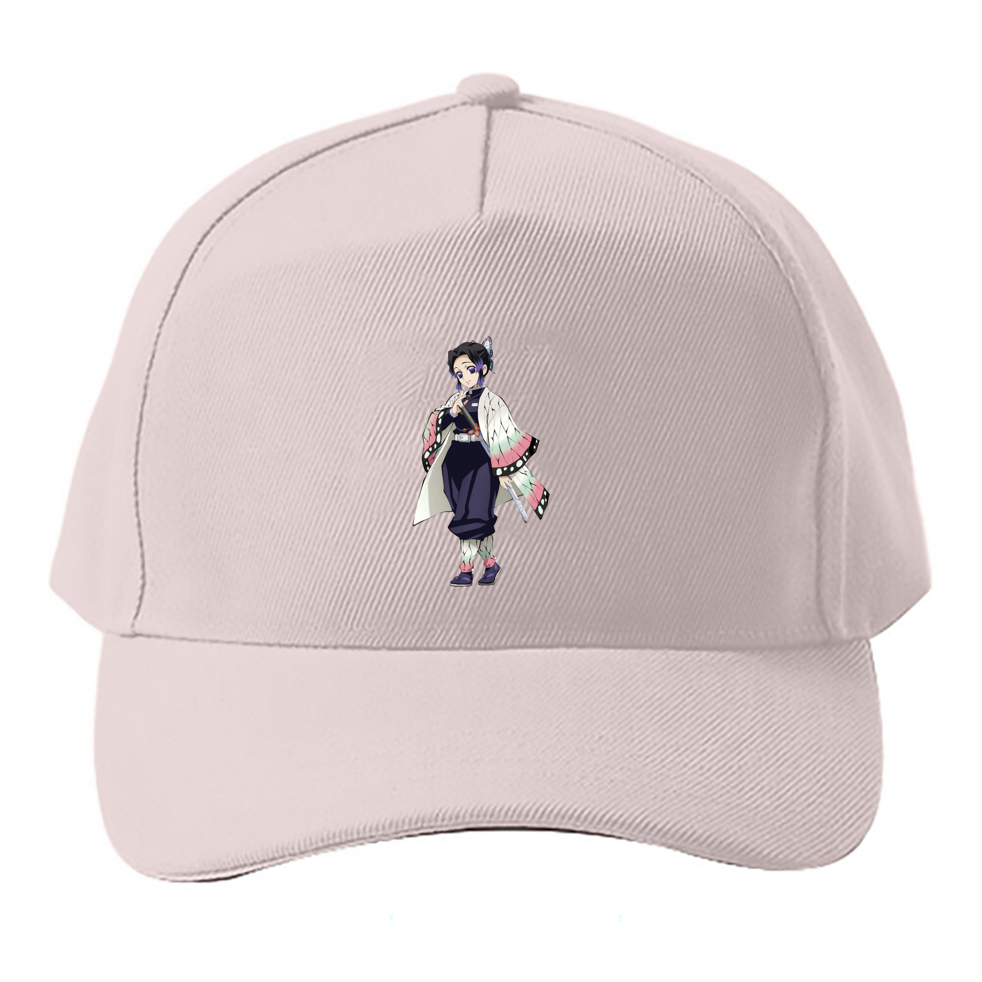 （画像用） 鬼滅の刃（きめつのやいば）蟲柱-胡蝶 しのぶ／こちょう しのぶ Kochou Shinobu ベースボールキャップ 綿100％ 男女兼用 帽子 スポーツ